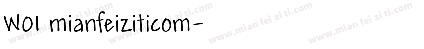 W01 mianfeiziticom字体转换